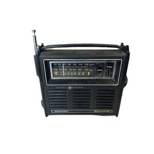 General Electric 7-2914A AM/ FM Portable Radio Solid State CB Monitor 40 Read